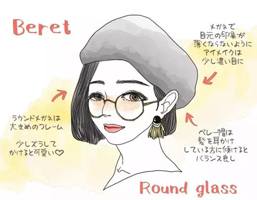接地氣的小仙女一定要看看！冬天佩戴上帽子和眼鏡